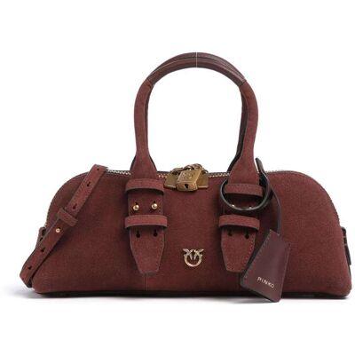 Pinko Bowling Horizontal Handtasche aus Leder, rot Pinko Bowling Horizontal Handtasche aus Leder, rot