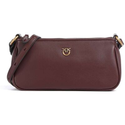 Pinko Half Moon Mini Umhängetasche aus Leder, rot Pinko Half Moon Mini Umhängetasche aus Leder, rot