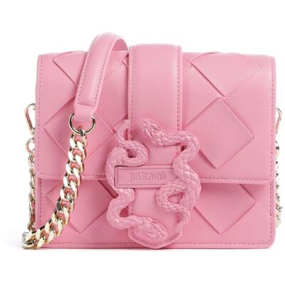 Just Cavalli Iconic Snakes Braided Umhängetasche, pink Just Cavalli Iconic Snakes Braided Umhängetasche, pink