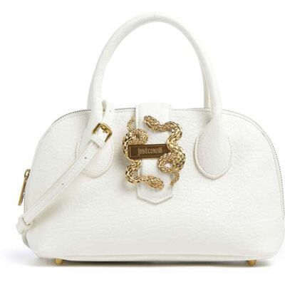 Just Cavalli Iconic Snakes Braided Handtasche, weiß Just Cavalli Iconic Snakes Braided Handtasche, weiß