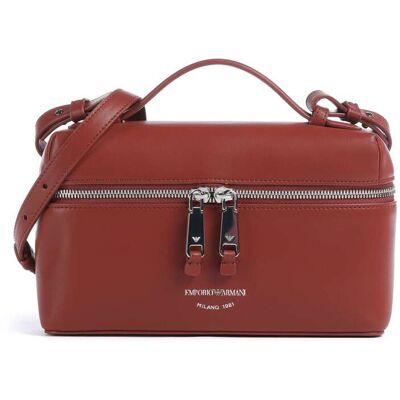 Giorgio Armani Emporio Armani Lilly Umhängetasche aus Leder, braun Giorgio Armani Emporio Armani Lilly Umhängetasche aus Leder, braun
