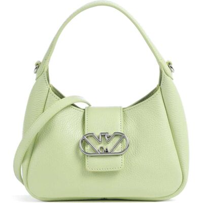 Giorgio Armani Emporio Armani Mary-O Schultertasche aus Leder, gelb Giorgio Armani Emporio Armani Mary-O Schultertasche aus Leder, gelb