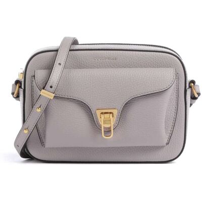 Coccinelle Beat Soft Umhängetasche aus Leder, grau Coccinelle Beat Soft Umhängetasche aus Leder, grau