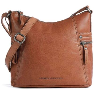 Spikes & Sparrow Bronco Umhängetasche aus Leder, braun Spikes & Sparrow Bronco Umhängetasche aus Leder, braun