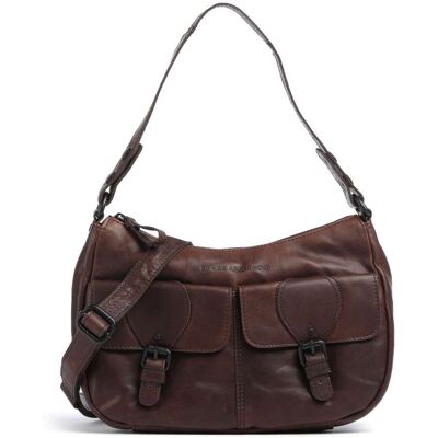 Spikes & Sparrow Bronco Ceileigh Schultertasche aus Leder, braun Spikes & Sparrow Bronco Ceileigh Schultertasche aus Leder, braun