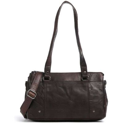 Spikes & Sparrow Bronco Jeannine Schultertasche aus Leder, braun Spikes & Sparrow Bronco Jeannine Schultertasche aus Leder, braun