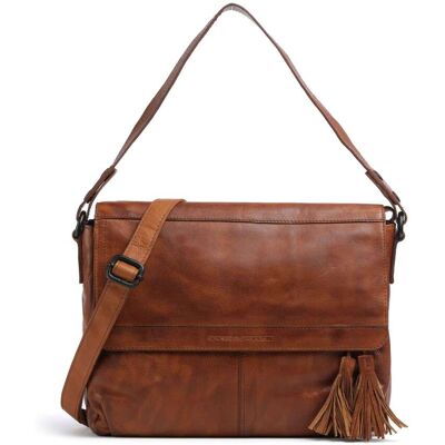 Spikes & Sparrow Apache Lorin Schultertasche aus Leder, braun Spikes & Sparrow Apache Lorin Schultertasche aus Leder, braun