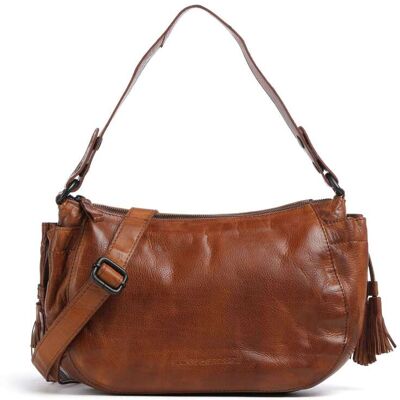 Spikes & Sparrow Apache Misti Schultertasche aus Leder, braun Spikes & Sparrow Apache Misti Schultertasche aus Leder, braun