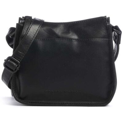 Spikes & Sparrow Bronco Joy Umhängetasche aus Leder, schwarz Spikes & Sparrow Bronco Joy Umhängetasche aus Leder, schwarz