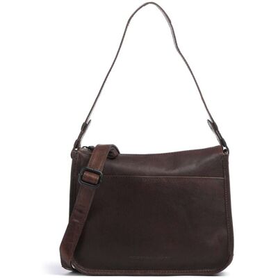 Spikes & Sparrow Bronco Chanice Schultertasche aus Leder, braun Spikes & Sparrow Bronco Chanice Schultertasche aus Leder, braun