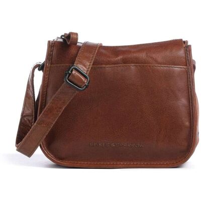 Spikes & Sparrow Bronco Joy Umhängetasche aus Leder, braun Spikes & Sparrow Bronco Joy Umhängetasche aus Leder, braun