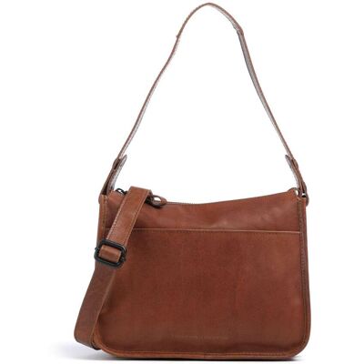 Spikes & Sparrow Bronco Chanice Schultertasche aus Leder, braun Spikes & Sparrow Bronco Chanice Schultertasche aus Leder, braun