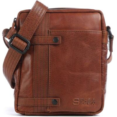 Spikes & Sparrow Bronco Benn Umhängetasche aus Leder, braun Spikes & Sparrow Bronco Benn Umhängetasche aus Leder, braun