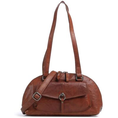 Spikes & Sparrow Bronco Thyrza Schultertasche aus Leder, braun Spikes & Sparrow Bronco Thyrza Schultertasche aus Leder, braun