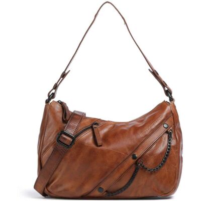 Spikes & Sparrow Apache Jadeline Schultertasche aus Leder, braun Spikes & Sparrow Apache Jadeline Schultertasche aus Leder, braun
