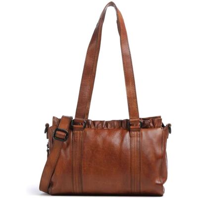 Spikes & Sparrow Apache Janetta Schultertasche aus Leder, braun Spikes & Sparrow Apache Janetta Schultertasche aus Leder, braun