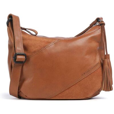 Spikes & Sparrow Suede Mix Lorain Umhängetasche aus Leder, braun Spikes & Sparrow Suede Mix Lorain Umhängetasche aus Leder, braun