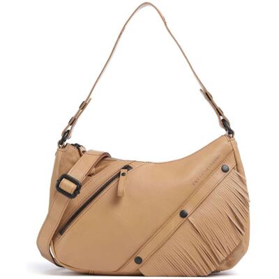Spikes & Sparrow Suede Mix Jadeline Schultertasche aus Leder, braun Spikes & Sparrow Suede Mix Jadeline Schultertasche aus Leder, braun