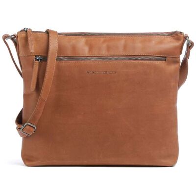 The Chesterfield Brand Cow Wax Pull Up Cartagena Umhängetasche aus Leder, braun The Chesterfield Brand Cow Wax Pull Up Cartagena Umhängetasche aus Leder, braun