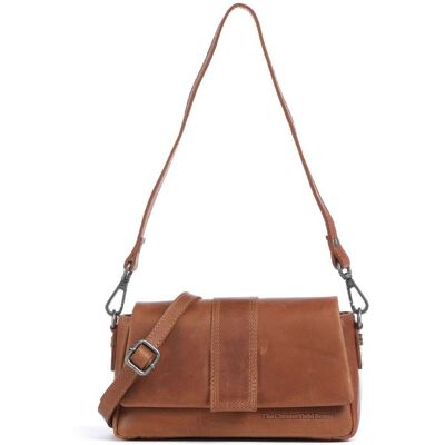 The Chesterfield Brand Wax Pull Up Cow Clifden Schultertasche aus Leder, braun The Chesterfield Brand Wax Pull Up Cow Clifden Schultertasche aus Leder, braun