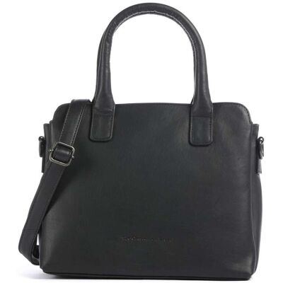 The Chesterfield Brand Wax Pull Up Cow Hermosa Handtasche aus Leder, schwarz The Chesterfield Brand Wax Pull Up Cow Hermosa Handtasche aus Leder, schwarz