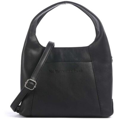 The Chesterfield Brand Wax Pull Up Cow Lunera Handtasche aus Leder, schwarz The Chesterfield Brand Wax Pull Up Cow Lunera Handtasche aus Leder, schwarz