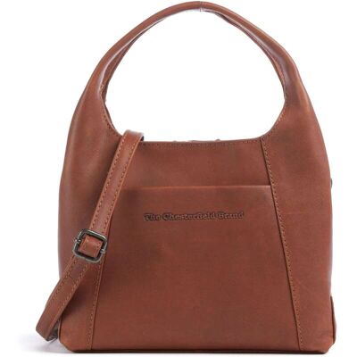 The Chesterfield Brand Wax Pull Up Cow Lunera Handtasche aus Leder, braun The Chesterfield Brand Wax Pull Up Cow Lunera Handtasche aus Leder, braun