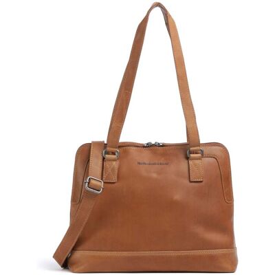 The Chesterfield Brand Wax Pull Up Cow Seron Schultertasche aus Leder, braun The Chesterfield Brand Wax Pull Up Cow Seron Schultertasche aus Leder, braun