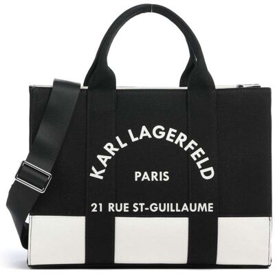 Karl Lagerfeld K/Rue St Guillaume Medium Handtasche, schwarz Karl Lagerfeld K/Rue St Guillaume Medium Handtasche, schwarz