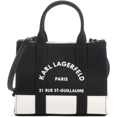 Karl Lagerfeld K/Rue St Guillaume Medium Handtasche, schwarz Karl Lagerfeld K/Rue St Guillaume Medium Handtasche, schwarz