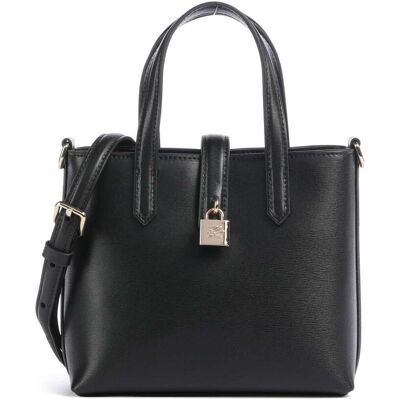 Karl Lagerfeld K/Autograph Mini Handtasche aus Leder, schwarz Karl Lagerfeld K/Autograph Mini Handtasche aus Leder, schwarz
