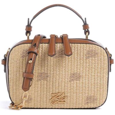 Karl Lagerfeld K/Autograph Small Handtasche aus Leder, braun Karl Lagerfeld K/Autograph Small Handtasche aus Leder, braun