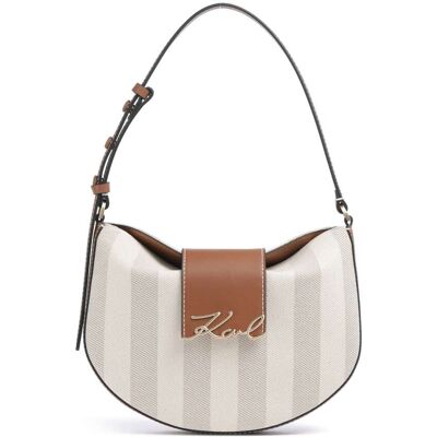Karl Lagerfeld K/Signature Schultertasche, beige Karl Lagerfeld K/Signature Schultertasche, beige
