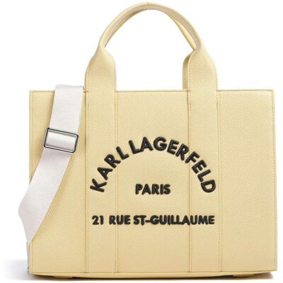 Karl Lagerfeld K/Rue St Guillaume Medium Handtasche, gelb Karl Lagerfeld K/Rue St Guillaume Medium Handtasche, gelb