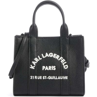 Karl Lagerfeld K/Rue St Guillaume Mini Handtasche, schwarz Karl Lagerfeld K/Rue St Guillaume Mini Handtasche, schwarz