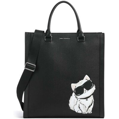Karl Lagerfeld Ikon Choupette Handtasche, schwarz Karl Lagerfeld Ikon Choupette Handtasche, schwarz