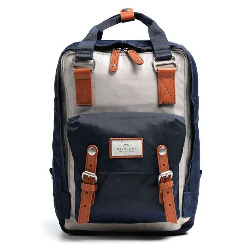 Doughnut Macaroon Rucksack, blau,weiß