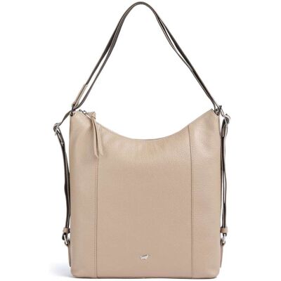 Büffel Hanna Rucksack-Tasche aus Leder, braun Büffel Hanna Rucksack-Tasche aus Leder, braun