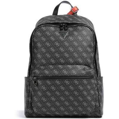 Guess Milano Squared Rucksack aus Leder, schwarz Guess Milano Squared Rucksack aus Leder, schwarz