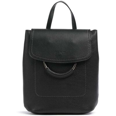Brics Gondola Tiglio Zaino Rucksack aus Leder, schwarz Brics Gondola Tiglio Zaino Rucksack aus Leder, schwarz