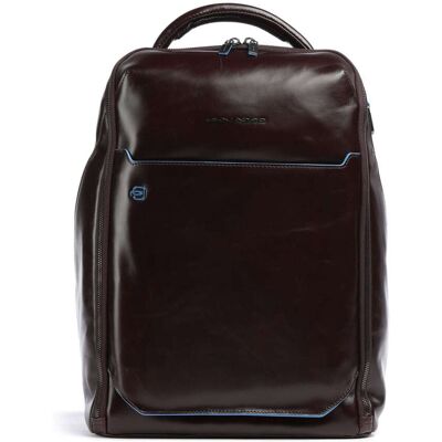 Piquadro Blue Square Rucksack aus Leder, braun Piquadro Blue Square Rucksack aus Leder, braun