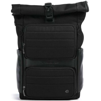Piquadro Oberon 34 Rolltop Rucksack, schwarz Piquadro Oberon 34 Rolltop Rucksack, schwarz