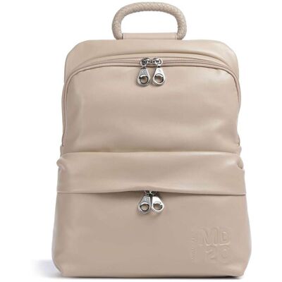 Mandarina Duck MD20 Rucksack aus Leder, beige Mandarina Duck MD20 Rucksack aus Leder, beige