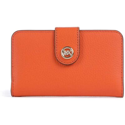 Michael Kors MK Pop Charm Medium Geldbörse, orange Michael Kors MK Pop Charm Medium Geldbörse, orange