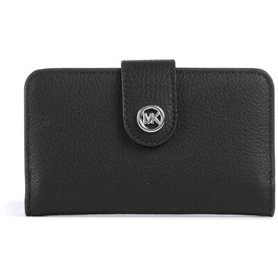 Michael Kors MK Pop Charm Medium Geldbörse, schwarz Michael Kors MK Pop Charm Medium Geldbörse, schwarz