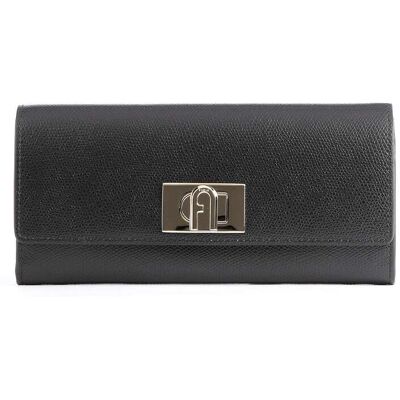 Furla 1927 Continental Geldbörse, schwarz Furla 1927 Continental Geldbörse, schwarz