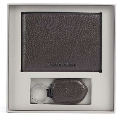 Giorgio Armani Emporio Armani Business Regenerated Giftset Geldbörse, braun Giorgio Armani Emporio Armani Business Regenerated Giftset Geldbörse, braun