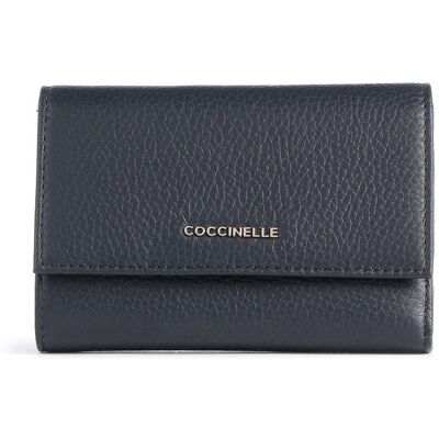 Coccinelle Metallic Soft Geldbörse, blau Coccinelle Metallic Soft Geldbörse, blau