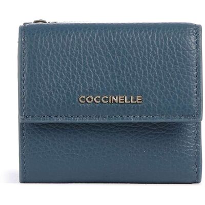 Coccinelle Metallic Soft Geldbörse, blau Coccinelle Metallic Soft Geldbörse, blau