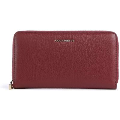Coccinelle Metallic Soft Geldbörse, rot Coccinelle Metallic Soft Geldbörse, rot